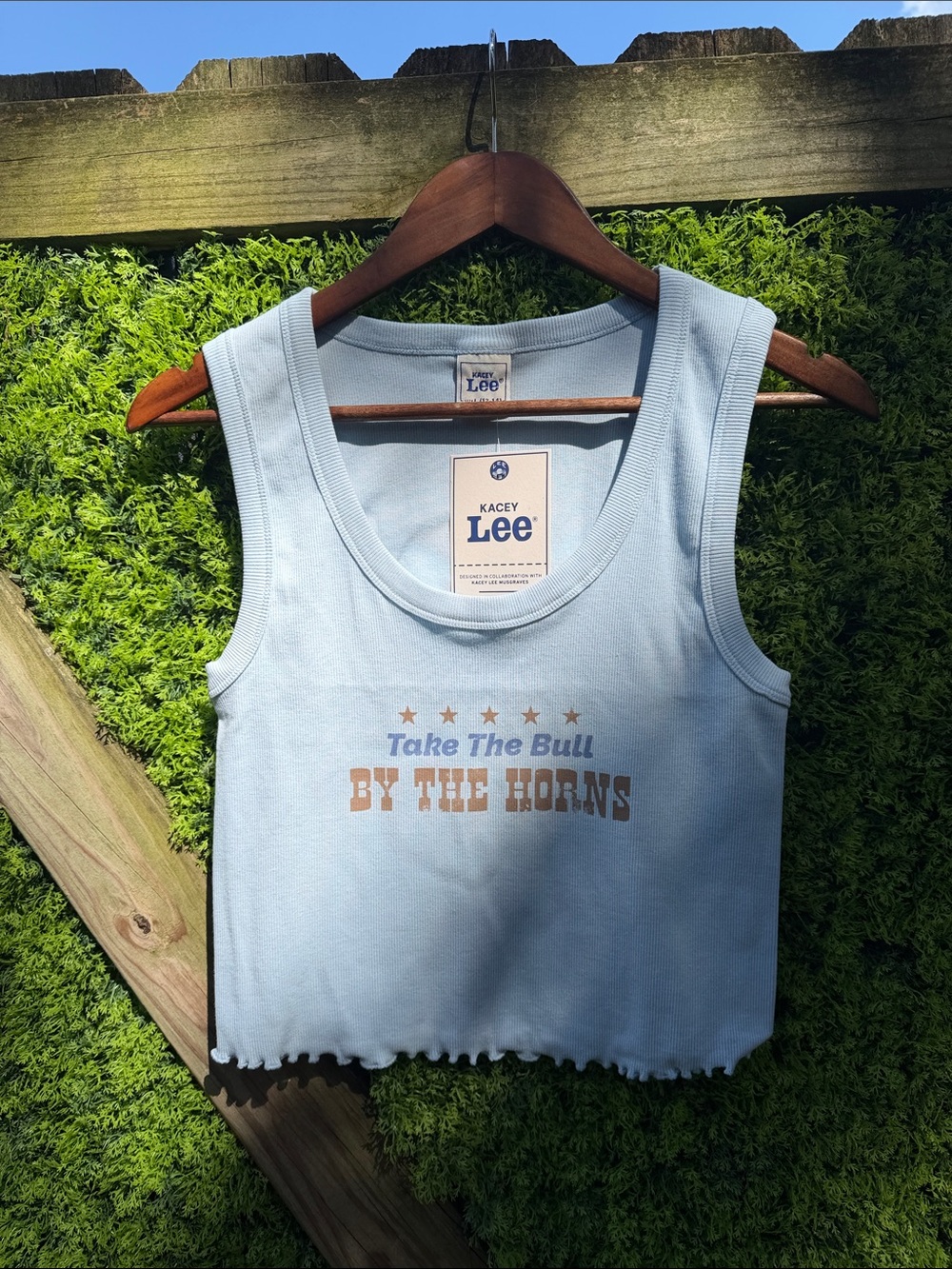 Kasey Musgraves x Lee Collaboration “Take The Bull By The Horns” Tank NWT.